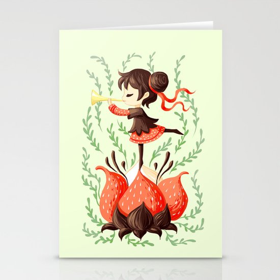 Spring Melody Stationery Cards