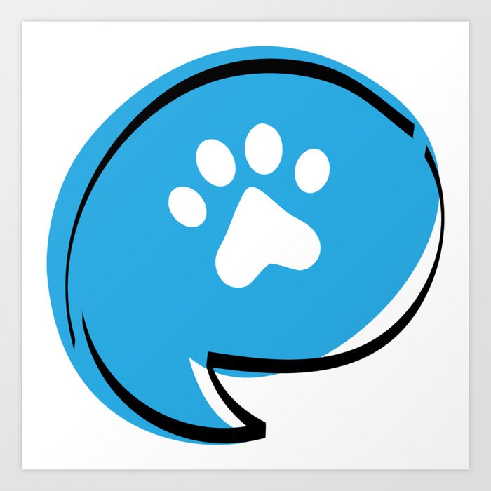 Animal Rescue Talk Logo Art Print