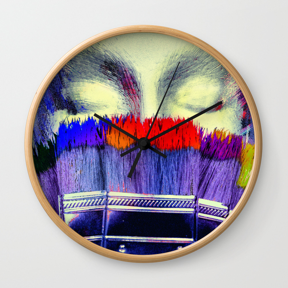 Artis Wall Clock By Georgeroedler Society6