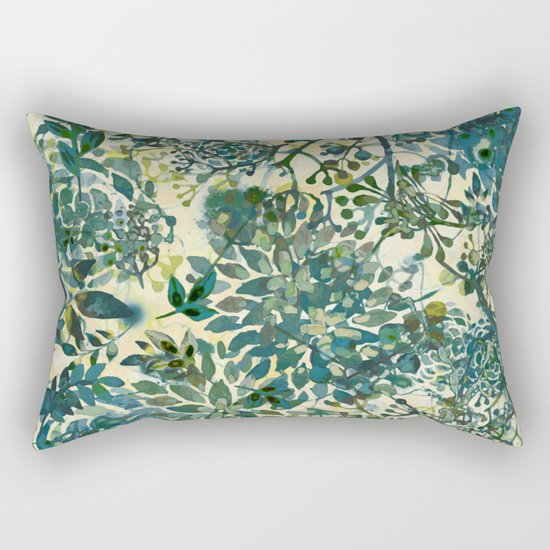 spring time emerald green Rectangular Pillow