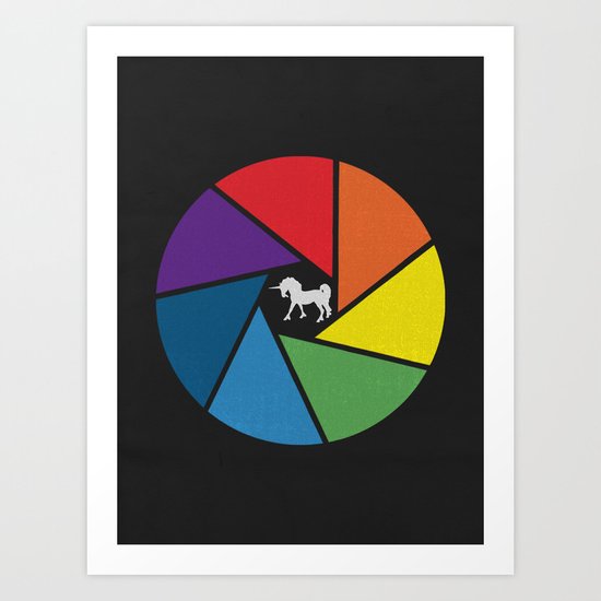 Capture The Unicorn Art Print