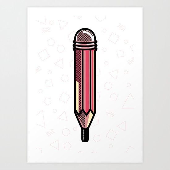 Magic Pencil Art Print