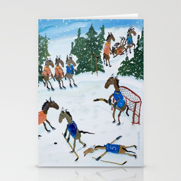 Horse Hockey! Stationery Cards