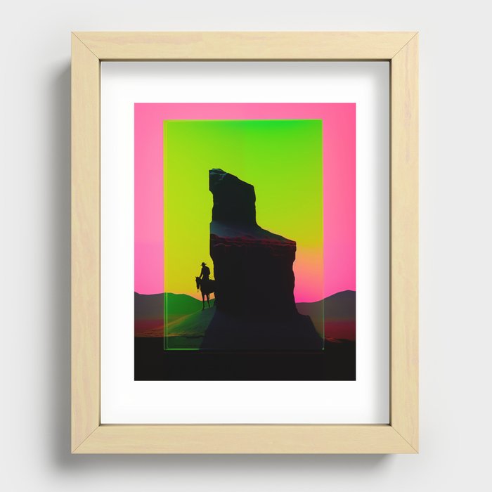Neon West - S4 - 05 Recessed Framed Print