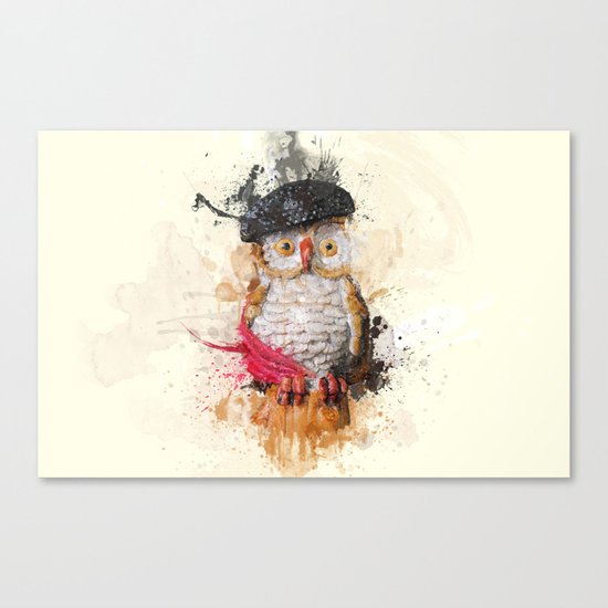 Spain Owl Canvas Print