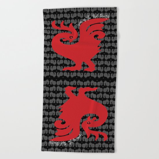 Year of the Red Rooster Beach Towel