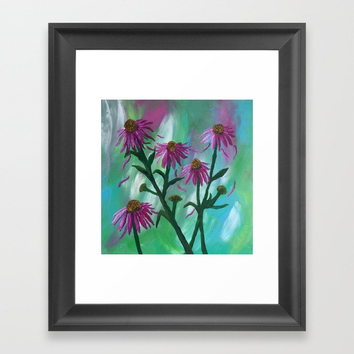 Purple Coneflower Framed Art Print