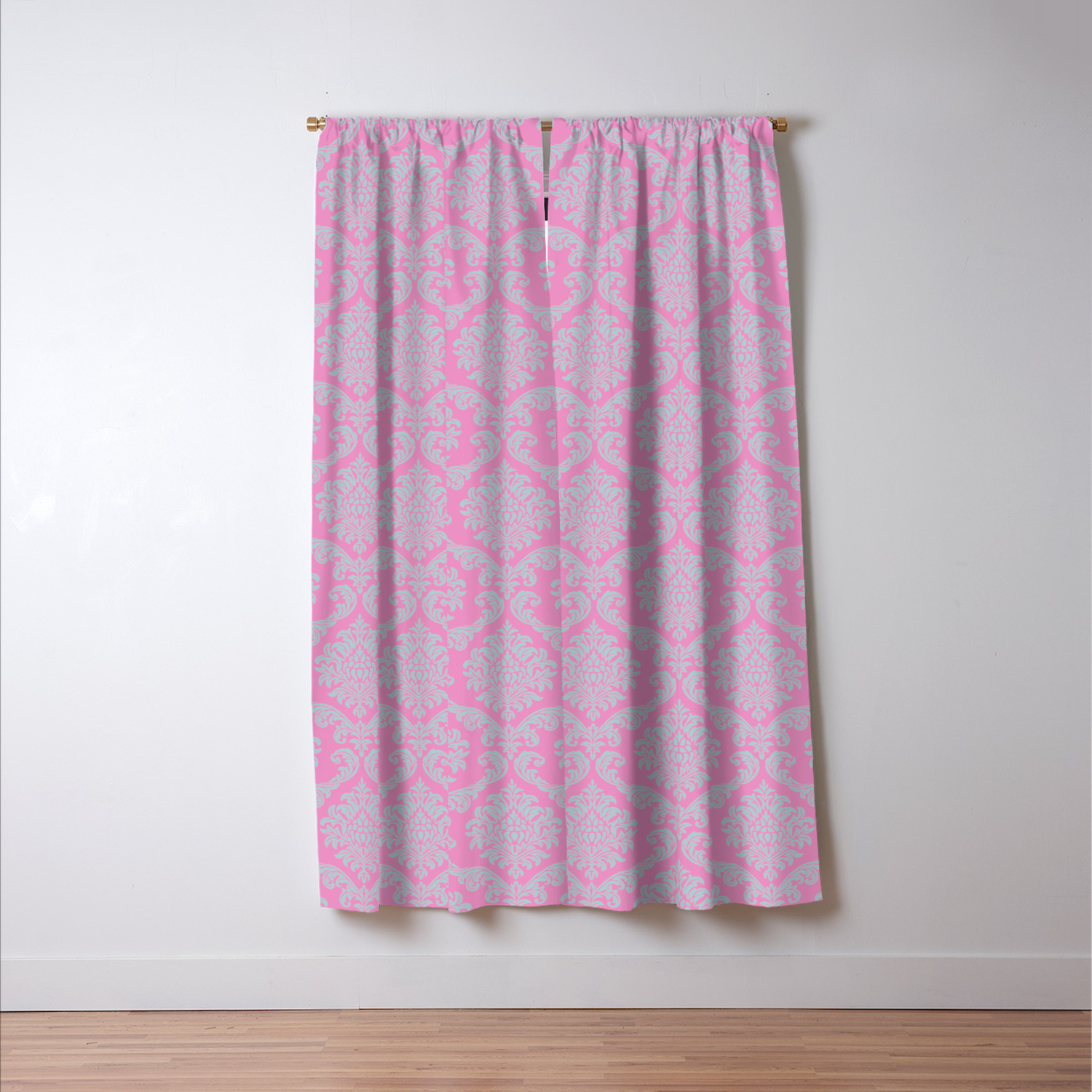 Template Pink Damask Pattern Vintage Floral Elegant Chic Victorian