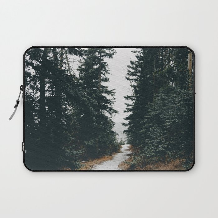 Winter Walk in the Trees Laptop Sleeve