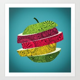 APPLE - VINTAGE Art Print