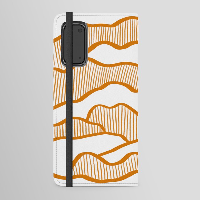 Abstract mountains line 5 Android Wallet Case