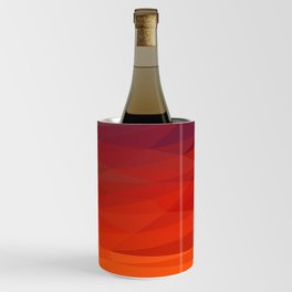 abstract pattern geometric triangle mosaic background low poly style Wine Chiller