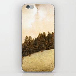 Sepia Snow Forest  iPhone Skin
