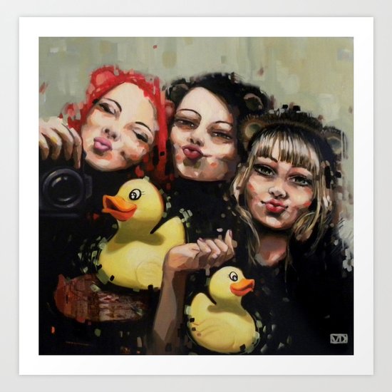 DFS - Duck face syndrom Art Print