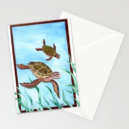 Mother Turtle Stationery Card