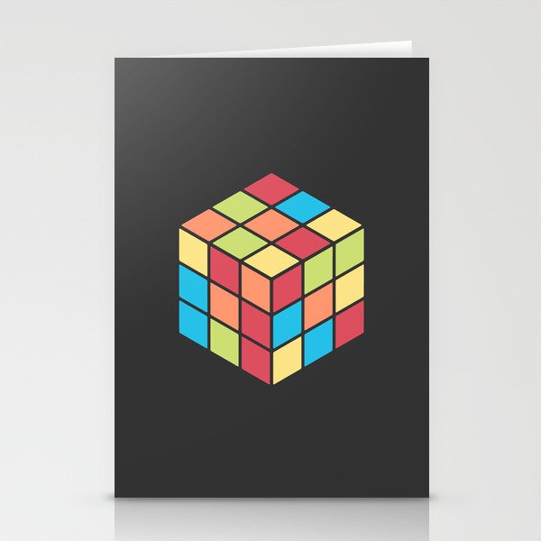 #68 Rubix Cube Stationery Cards