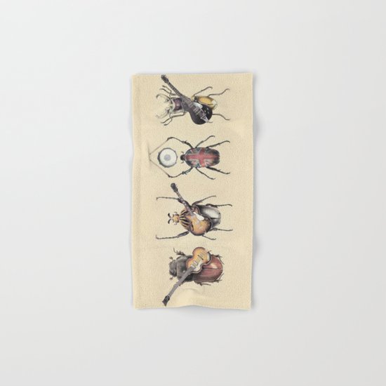 Meet the Beetles Hand & Bath Towel