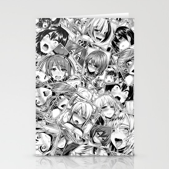 Manga Ahegao Stationery Cards By Dima V Society6