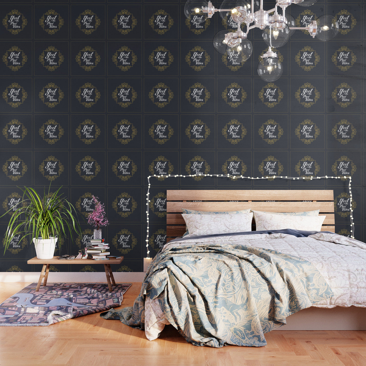 Yeet The Bad Vibes Wallpaper By Thebackporch Society6