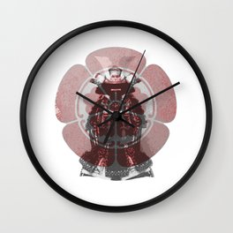 Yoroi Oda Nobunaga Wall Clock