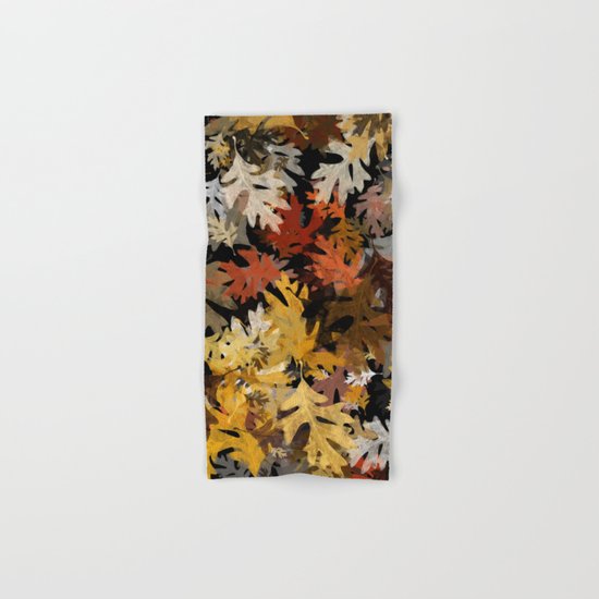 Oak Leaf Abstract Hand & Bath Towel