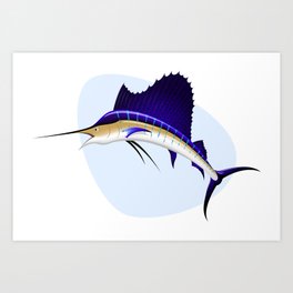 Sailfish Art Print