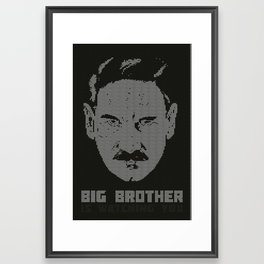 BIG BROTHER IS WATCHING YOU Framed Art Print
