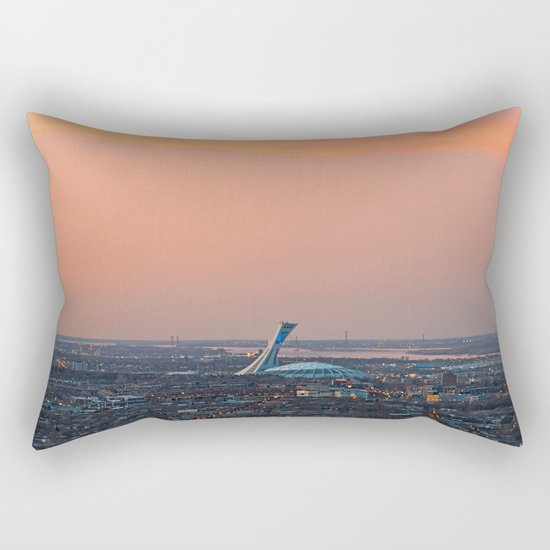 Montreal Twilight Rectangular Pillow