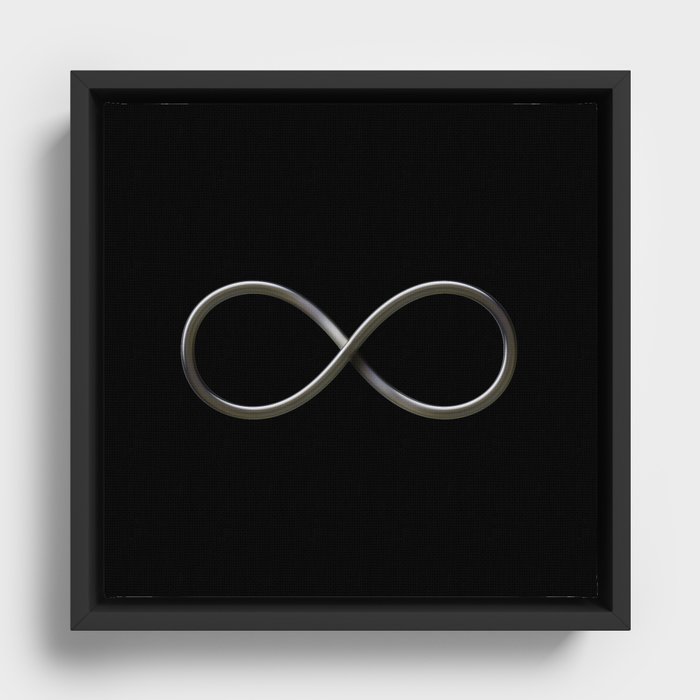 Infinity symbol Framed Canvas