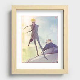Agent Calvin and Hobbes Recessed Framed Print