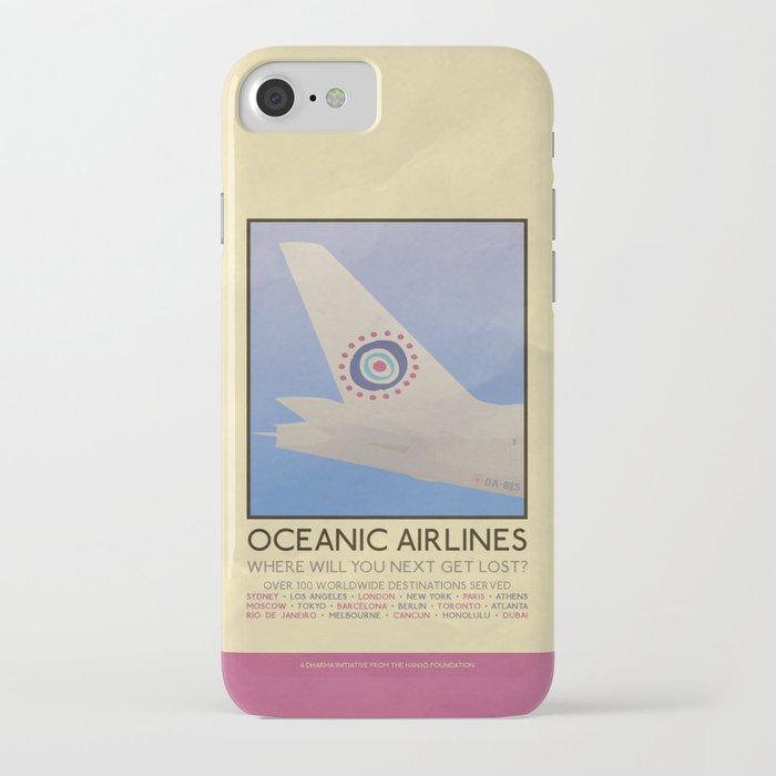 Silver Screen Tourism: OCEANIC AIRLINES / LOST iPhone Case