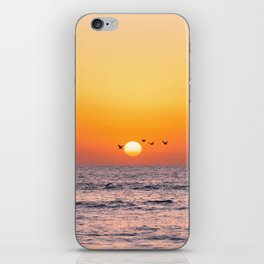 Surf Sunset iPhone Skin