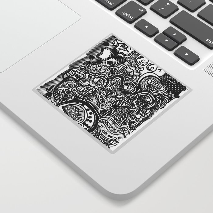 doodles Sticker by thatpunkchickofficial_ | Society6