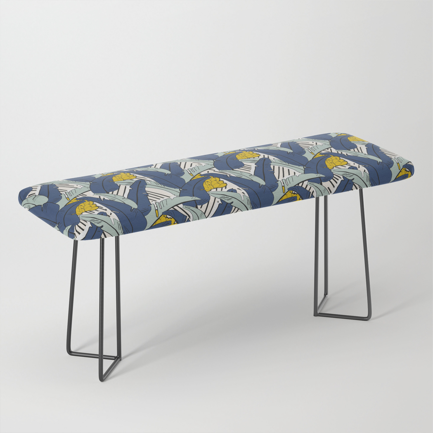 Banana Leaf Bench By Kookiepixel Society6