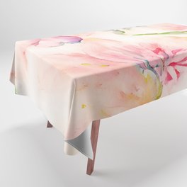 Vintage floral painting #1 Tablecloth