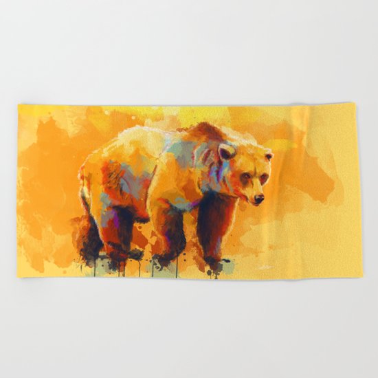 Bear Dream Beach Towel