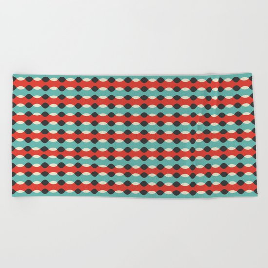 Retro Beach Towel