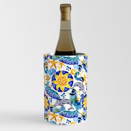 Summer Sun Mosaic Pattern Wine Chiller