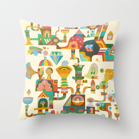 The Chipper Widget Throw Pillow