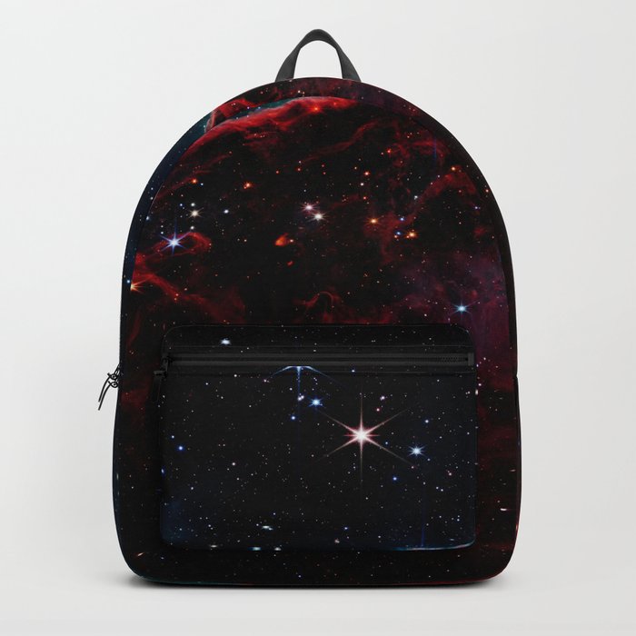 Cosmic Cliffs Carina Nebula Deep Red Backpack