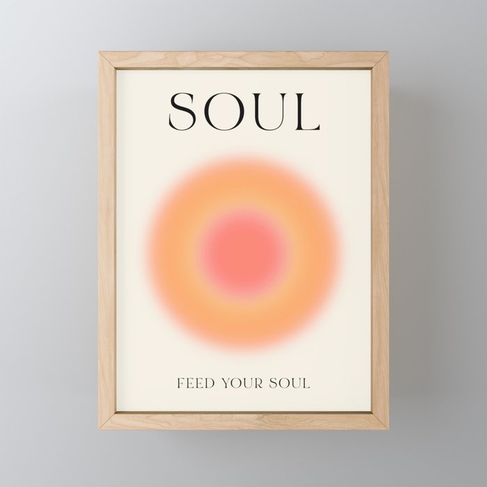 Feed Your Soul Framed Mini Art Print