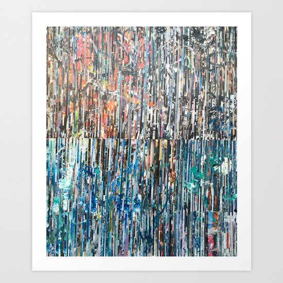 STRIPES 29 Art Print