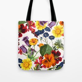 Colorful Meadow Pattern Tote Bag