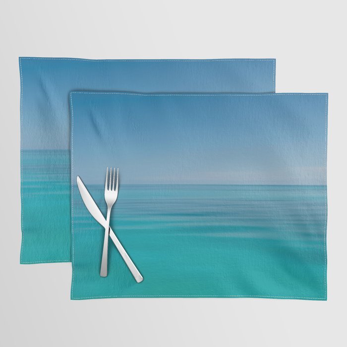 Colors of The Tropical Sea Abstract Coastal Landscape Photo Placemat