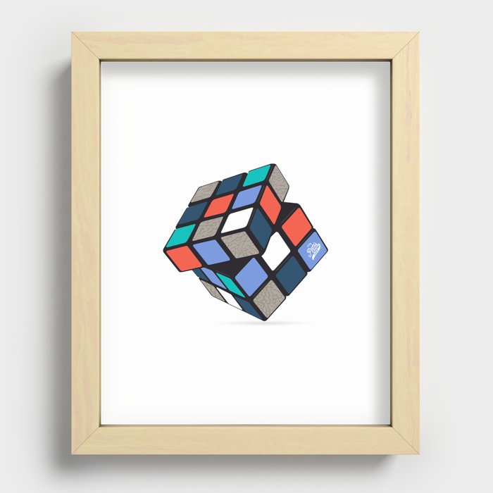 RUBIX Recessed Framed Print