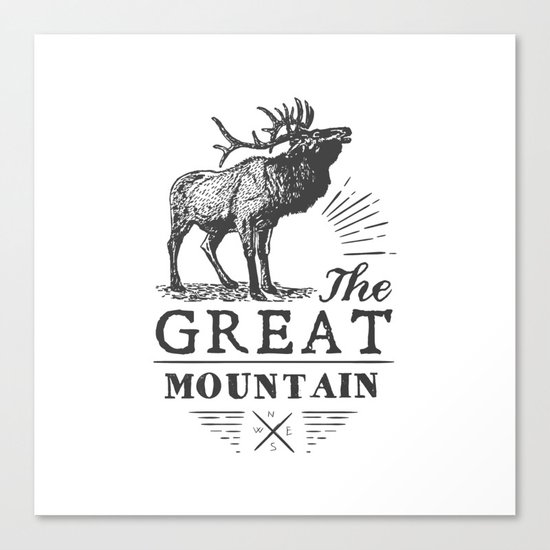 american deer Canvas Print