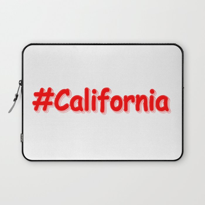 "#California " Cute Design. Buy Now Laptop Sleeve