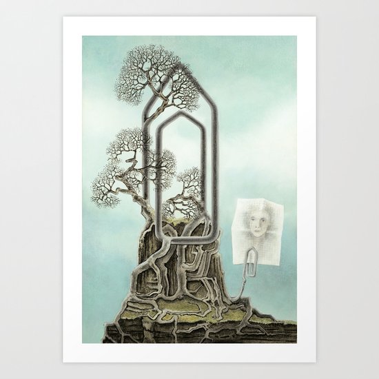 Music score Art Print