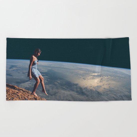 Going to Unknown World Beach Towel
