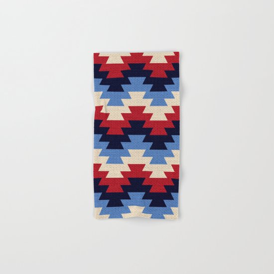 Aztec geometric pattern Hand & Bath Towel